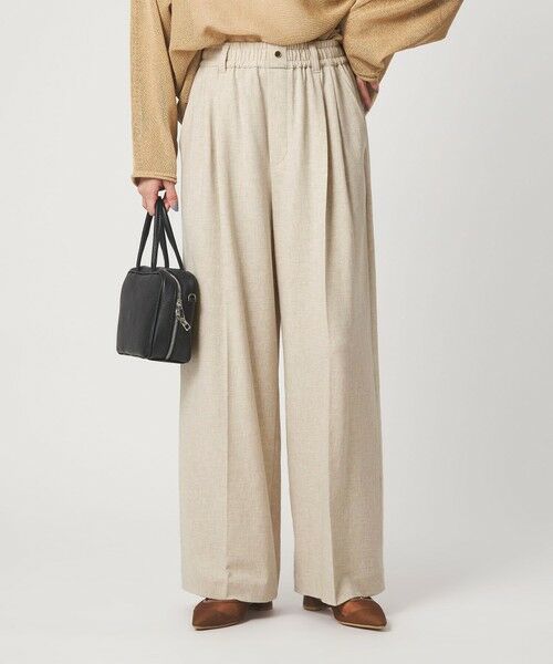green label relaxing / グリーンレーベル リラクシング その他パンツ | 【結論シリーズ】ニーハイワイドパンツ［size SHORT/TALLあり］ | 詳細10