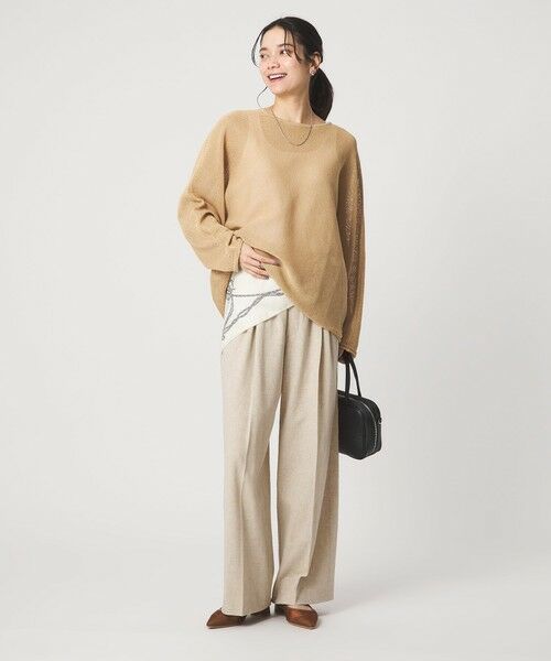 green label relaxing / グリーンレーベル リラクシング その他パンツ | 【結論シリーズ】ニーハイワイドパンツ［size SHORT/TALLあり］ | 詳細11