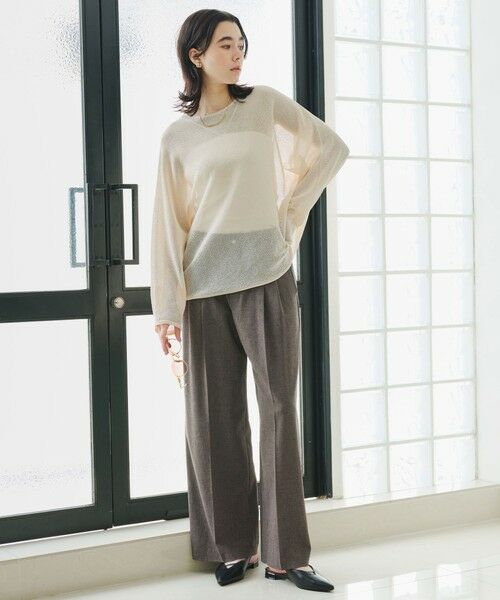 green label relaxing / グリーンレーベル リラクシング その他パンツ | 【結論シリーズ】ニーハイワイドパンツ［size SHORT/TALLあり］ | 詳細18