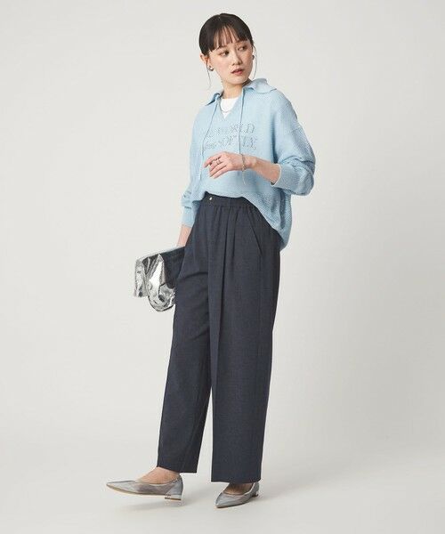 green label relaxing / グリーンレーベル リラクシング その他パンツ | ［size SHORT/TALLあり］ニーハイワイドパンツ | 詳細28