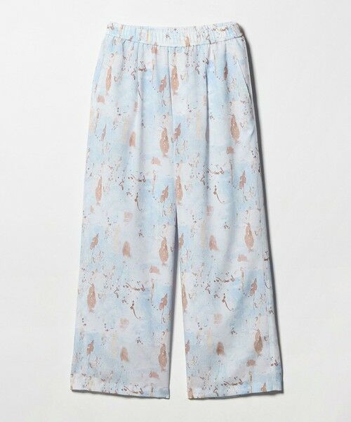 green label relaxing / グリーンレーベル リラクシング その他パンツ | マーブル プリント パンツ（OFF WHITE）