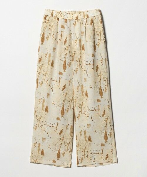 green label relaxing / グリーンレーベル リラクシング その他パンツ | マーブル プリント パンツ（ORANGE）