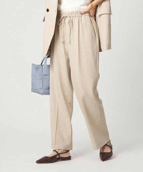 green label relaxing / グリーンレーベル リラクシング その他パンツ | ［size SHORT/TALLあり］ニーハイフレアパンツ | 詳細7