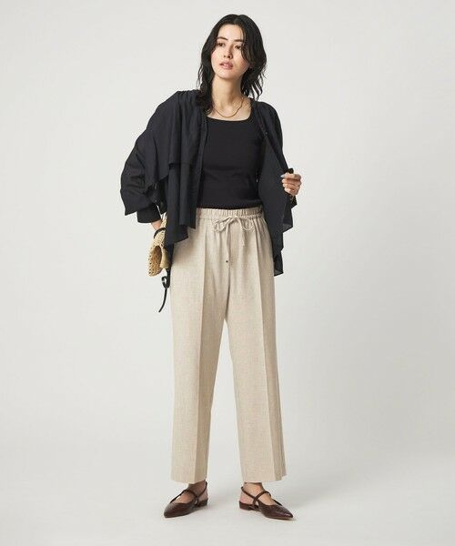 green label relaxing / グリーンレーベル リラクシング その他パンツ | ［size SHORT/TALLあり］ニーハイフレアパンツ | 詳細12