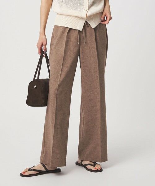 green label relaxing / グリーンレーベル リラクシング その他パンツ | ［size SHORT/TALLあり］ニーハイフレアパンツ | 詳細14