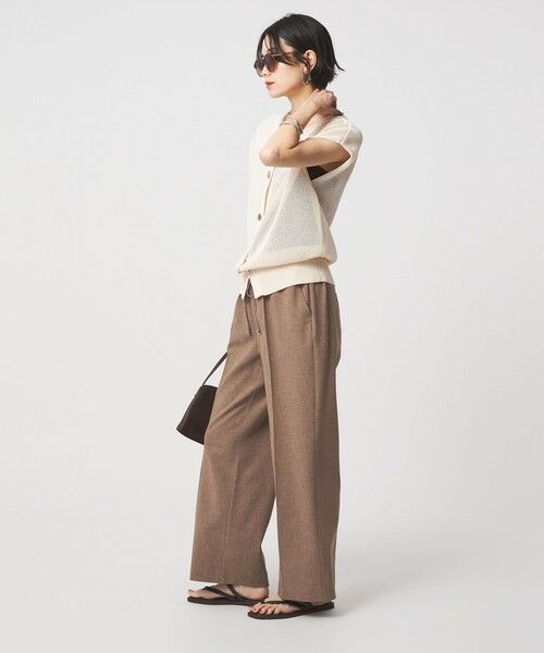 green label relaxing / グリーンレーベル リラクシング その他パンツ | ［size SHORT/TALLあり］ニーハイフレアパンツ | 詳細16