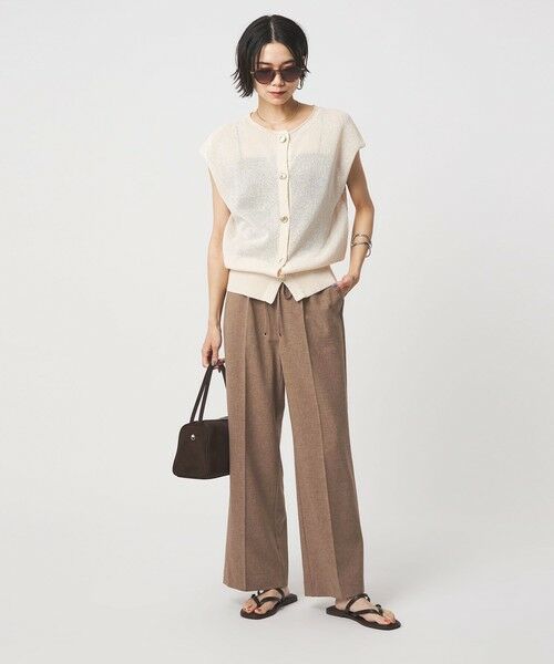 green label relaxing / グリーンレーベル リラクシング その他パンツ | ［size SHORT/TALLあり］ニーハイフレアパンツ | 詳細17