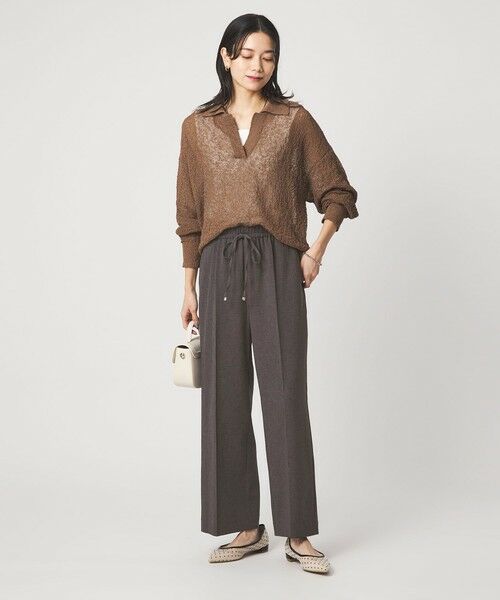 green label relaxing / グリーンレーベル リラクシング その他パンツ | ［size SHORT/TALLあり］ニーハイフレアパンツ | 詳細20