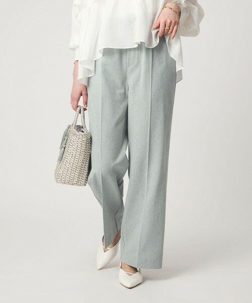 green label relaxing / グリーンレーベル リラクシング その他パンツ | ［size SHORT/TALLあり］ニーハイフレアパンツ | 詳細21