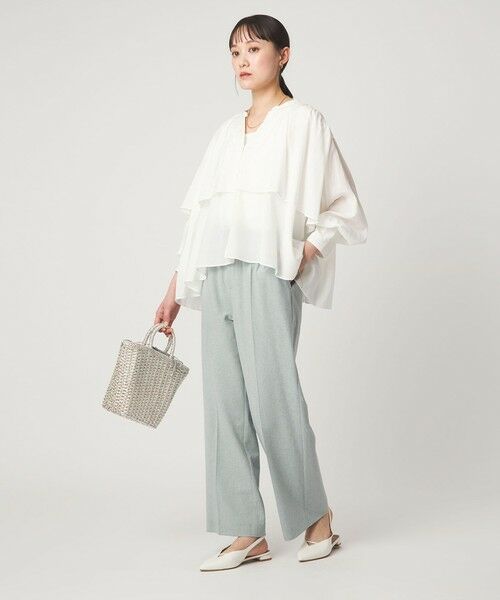 green label relaxing / グリーンレーベル リラクシング その他パンツ | ［size SHORT/TALLあり］ニーハイフレアパンツ | 詳細24