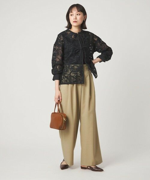 green label relaxing / グリーンレーベル リラクシング その他パンツ | 2タック ワイド パンツ | 詳細10