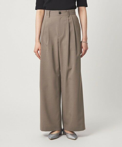 green label relaxing / グリーンレーベル リラクシング その他パンツ | 2タック ワイド パンツ | 詳細16
