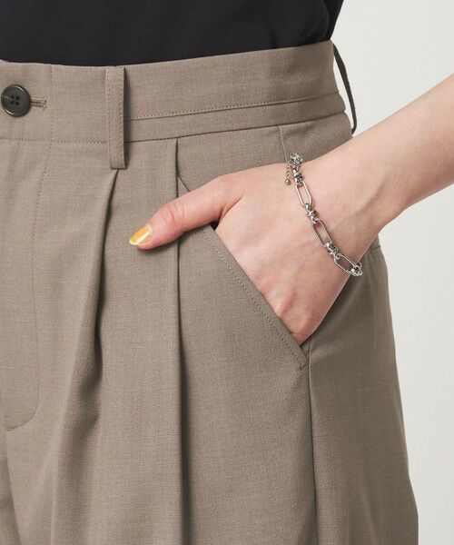 green label relaxing / グリーンレーベル リラクシング その他パンツ | 2タック ワイド パンツ | 詳細20