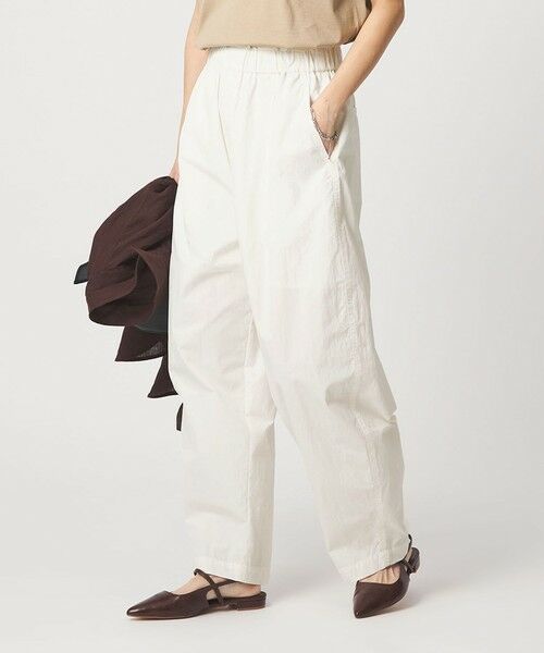 green label relaxing / グリーンレーベル リラクシング その他パンツ | ［size SHORTあり］イージー カーブ パンツ オフホワイト ウォッシャブル | 詳細1