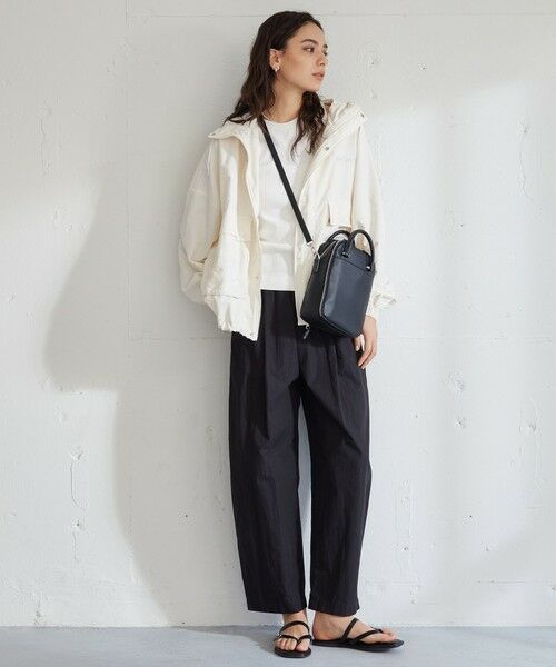 green label relaxing / グリーンレーベル リラクシング その他パンツ | ［size SHORTあり］イージー カーブ パンツ ウォッシャブル 接触冷感 | 詳細1