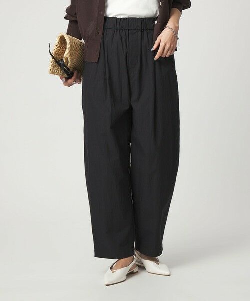 green label relaxing / グリーンレーベル リラクシング その他パンツ | ［size SHORTあり］イージー カーブ パンツ ウォッシャブル 接触冷感 | 詳細3