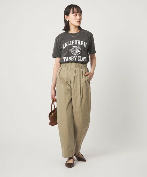 green label relaxing / グリーンレーベル リラクシング その他パンツ | ［size SHORTあり］イージー カーブ パンツ ウォッシャブル 接触冷感 | 詳細7