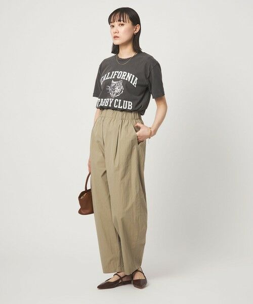 green label relaxing / グリーンレーベル リラクシング その他パンツ | ［size SHORTあり］イージー カーブ パンツ ウォッシャブル 接触冷感 | 詳細14