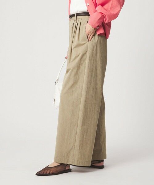 green label relaxing / グリーンレーベル リラクシング その他パンツ | ［size SHORTあり］グロッシー ワイド パンツ | 詳細13