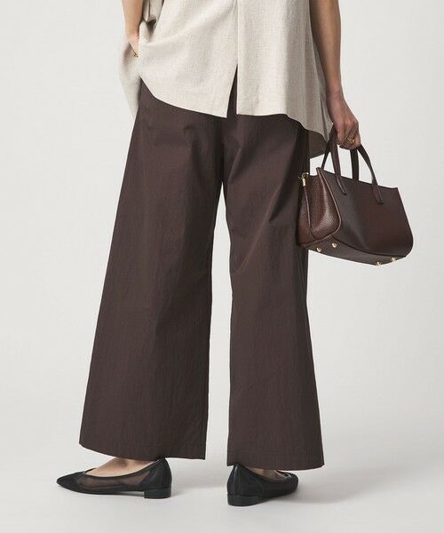 green label relaxing / グリーンレーベル リラクシング その他パンツ | ［size SHORTあり］グロッシー ワイド パンツ | 詳細19