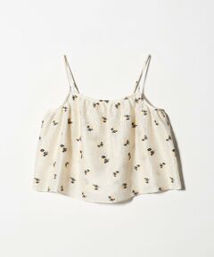 green label relaxing / グリーンレーベル リラクシング キャミソール・チューブトップ | フラワー ジャガード キャミソール