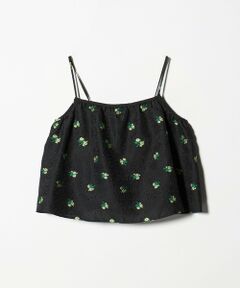 green label relaxing / グリーンレーベル リラクシング キャミソール・チューブトップ | フラワー ジャガード キャミソール