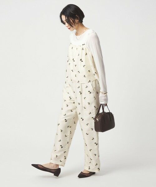 green label relaxing / グリーンレーベル リラクシング キャミソール・チューブトップ | フラワー ジャガード キャミソール | 詳細8