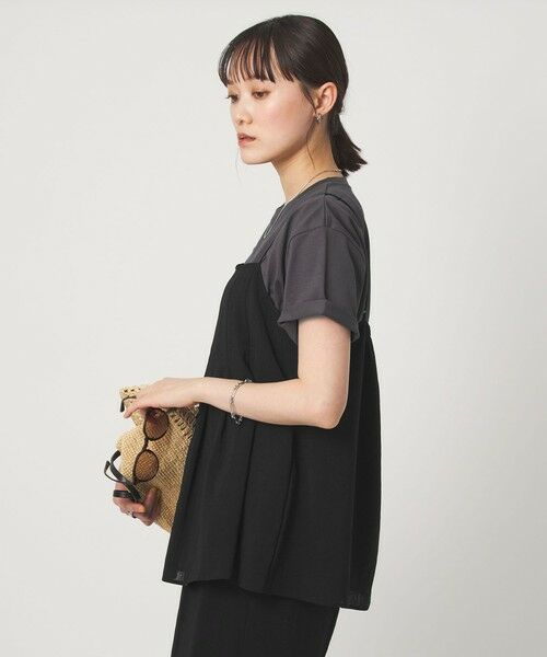 green label relaxing / グリーンレーベル リラクシング キャミソール・チューブトップ | シアーエア キャミソール マシンウォッシャブル | 詳細1