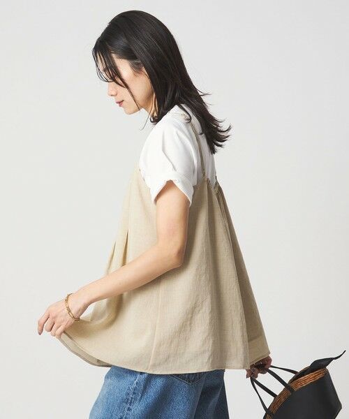 green label relaxing / グリーンレーベル リラクシング キャミソール・チューブトップ | シアーエア キャミソール マシンウォッシャブル | 詳細13