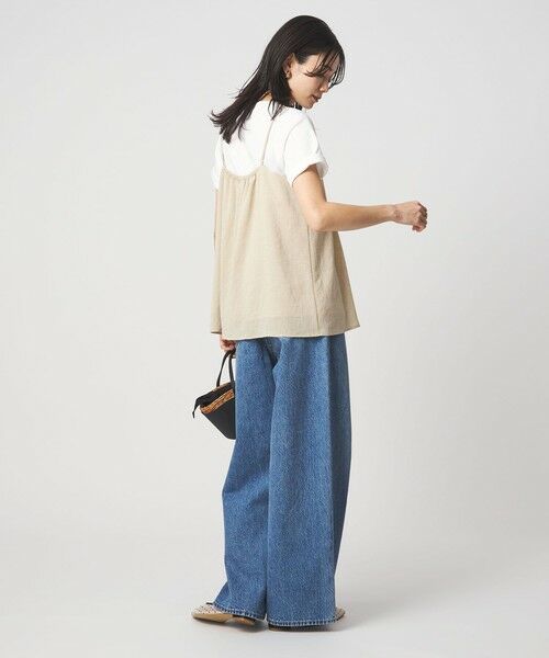 green label relaxing / グリーンレーベル リラクシング キャミソール・チューブトップ | シアーエア キャミソール マシンウォッシャブル | 詳細17