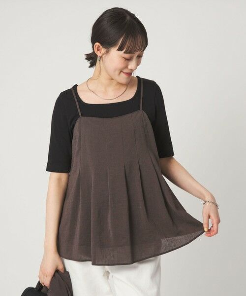 green label relaxing / グリーンレーベル リラクシング キャミソール・チューブトップ | シアーエア キャミソール マシンウォッシャブル | 詳細20