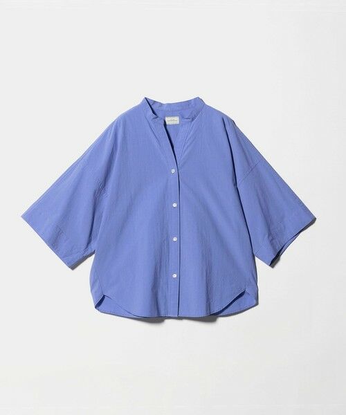 green label relaxing / グリーンレーベル リラクシング シャツ・ブラウス | ドルマンスリーブ シャツ（COBALT）