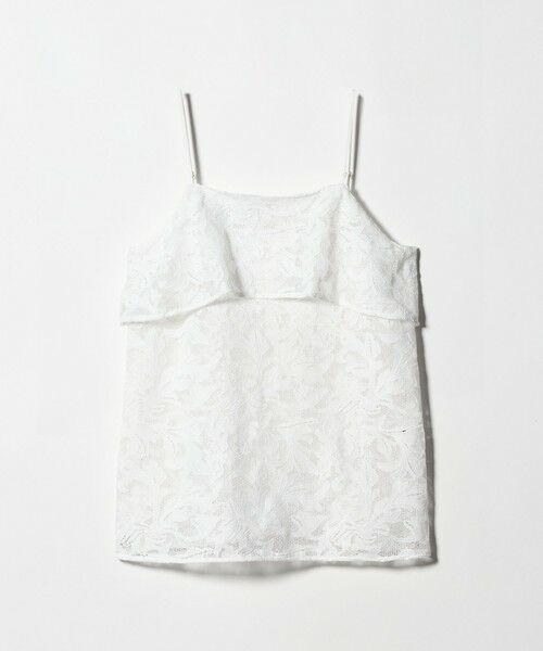 green label relaxing / グリーンレーベル リラクシング キャミソール・チューブトップ | レース キャミソール（WHITE）