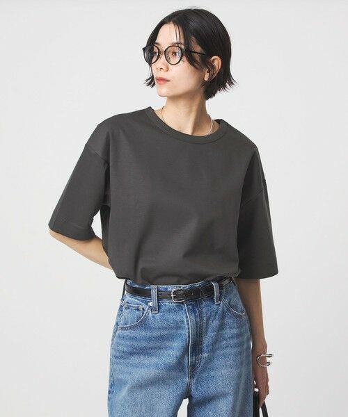 green label relaxing / グリーンレーベル リラクシング Tシャツ | クロップド ポンチ Tシャツ | 詳細4