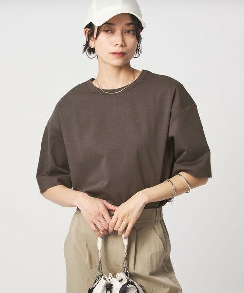 green label relaxing / グリーンレーベル リラクシング Tシャツ | クロップド ポンチ Tシャツ | 詳細10