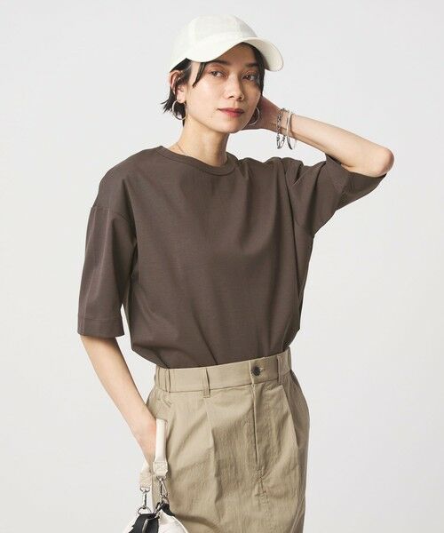 green label relaxing / グリーンレーベル リラクシング Tシャツ | クロップド ポンチ Tシャツ | 詳細11