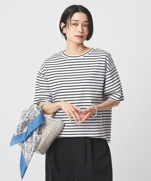 green label relaxing / グリーンレーベル リラクシング Tシャツ | クロップド ポンチ Tシャツ | 詳細25