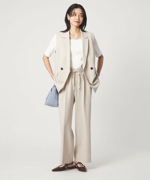 green label relaxing / グリーンレーベル リラクシング Tシャツ | デコルテ フライス Tシャツ 抗菌 | 詳細2