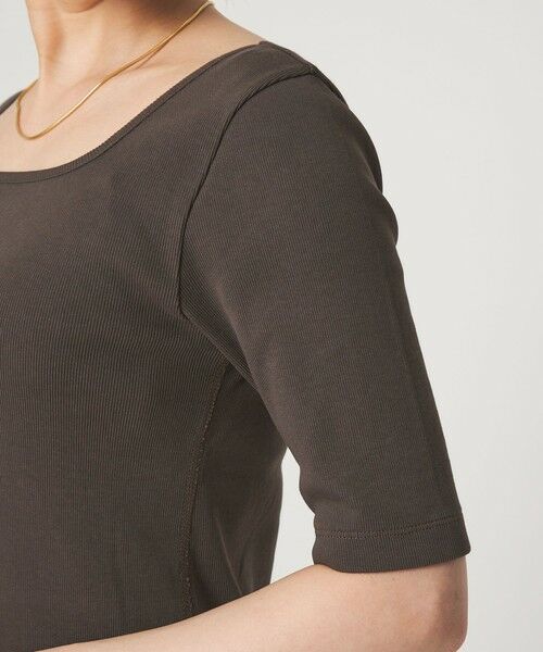green label relaxing / グリーンレーベル リラクシング Tシャツ | デコルテ フライス Tシャツ 抗菌 | 詳細20
