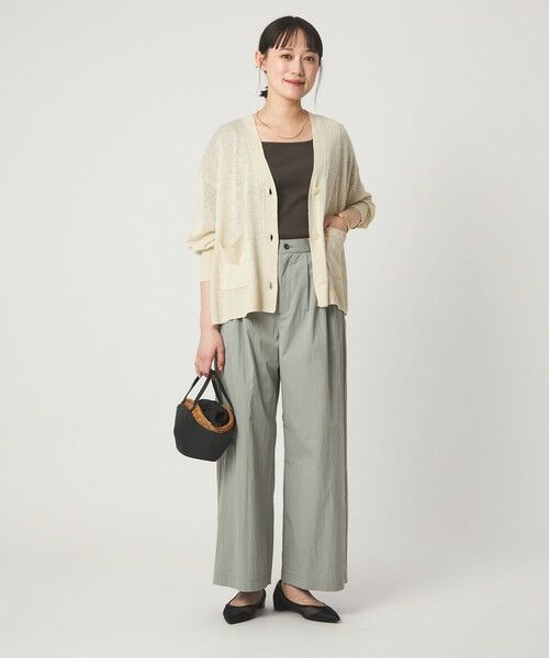 green label relaxing / グリーンレーベル リラクシング Tシャツ | デコルテ フライス Tシャツ 抗菌 | 詳細15