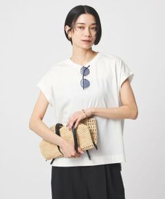 green label relaxing / グリーンレーベル リラクシング Tシャツ | グロッシー フレンチスリーブ Tシャツ 制菌