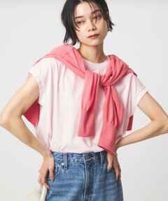 green label relaxing / グリーンレーベル リラクシング Tシャツ | グロッシー フレンチスリーブ Tシャツ 制菌