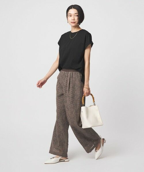 green label relaxing / グリーンレーベル リラクシング Tシャツ | グロッシー フレンチスリーブ Tシャツ 制菌 | 詳細10