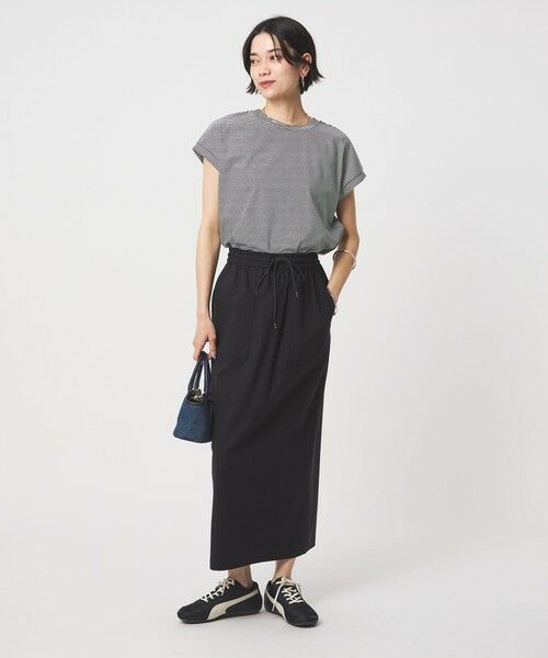 green label relaxing / グリーンレーベル リラクシング Tシャツ | グロッシー フレンチスリーブ Tシャツ 制菌 | 詳細12