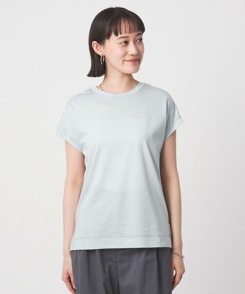 green label relaxing / グリーンレーベル リラクシング Tシャツ | グロッシー フレンチスリーブ Tシャツ 制菌 | 詳細18