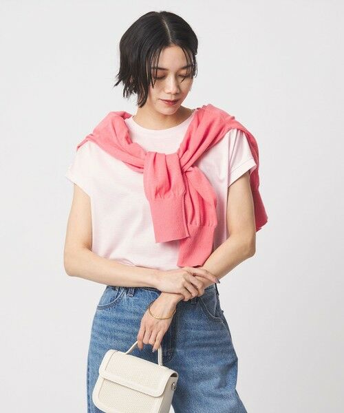 green label relaxing / グリーンレーベル リラクシング Tシャツ | グロッシー フレンチスリーブ Tシャツ 制菌 | 詳細28