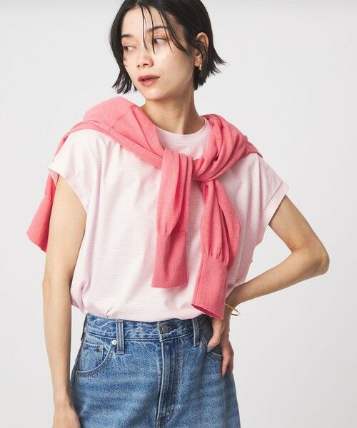green label relaxing / グリーンレーベル リラクシング Tシャツ | グロッシー フレンチスリーブ Tシャツ 制菌 | 詳細26