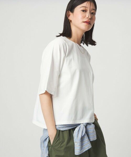 green label relaxing / グリーンレーベル リラクシング カットソー | 【WEB限定】＜at ease＞ドルマン カットソー 接触冷感 | 詳細2