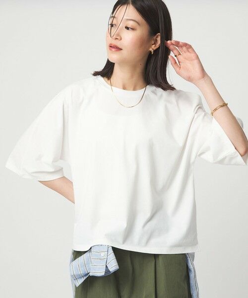 green label relaxing / グリーンレーベル リラクシング カットソー | 【WEB限定】＜at ease＞ドルマン カットソー 接触冷感 | 詳細6