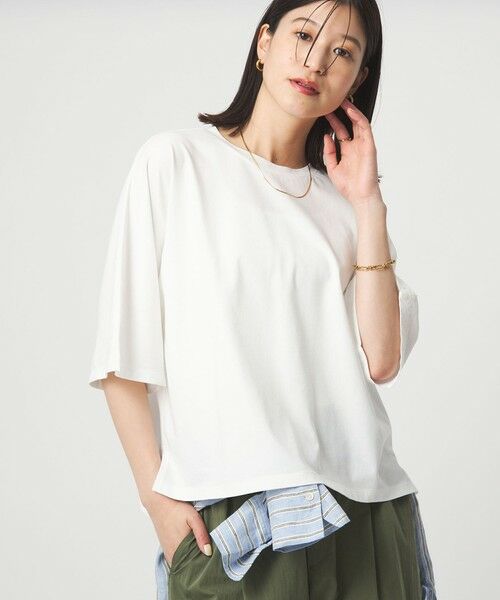 green label relaxing / グリーンレーベル リラクシング カットソー | 【WEB限定】＜at ease＞ドルマン カットソー 接触冷感 | 詳細7